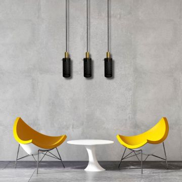 Light Prestige Tirana LP-945/3L BK Závěsná lampa 3x60W/E27 IP20