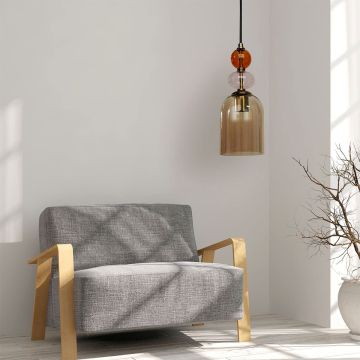 Light Prestige Tropea LP-2004/1P M AM Závěsná lampa 1x60W/E27 IP20