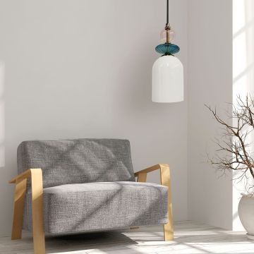 Light Prestige Tropea LP-2004/1P M WH Závěsná lampa 1x60W/E27 IP20
