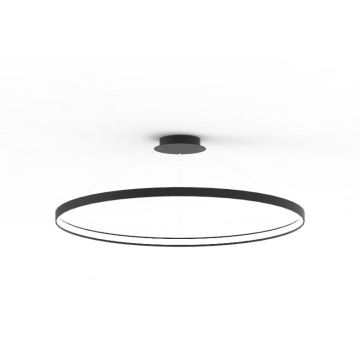 Zuma Line CIRCLE LA0722/1 - BK Závěsná lampa 1x70W/LED 3000K 7820LM