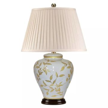 Elstead Lighting Leaves Brown Gold LEAVES-BR-GL-TL Lampa stołowa 1x60W/E27