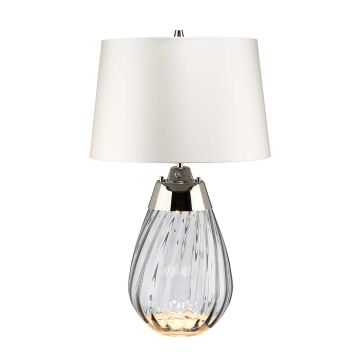 Elstead Lighting LENA SMALL LENA-TL-S-SMOKE-OWSS Stolní lampa 1X7W/GU10+1x60W/E27