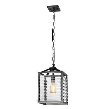 Elstead Lighting Louvre LOUVRE-1P Lampa wisząca 1x60W/E27