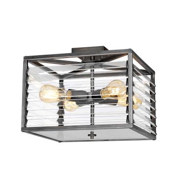 Elstead Lighting Louvre LOUVRE-4F Plafon 4x60W/E27