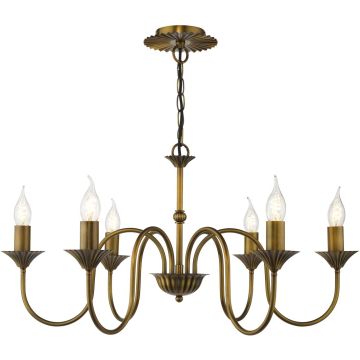 Dar Lighting Lydian LYD0663 Lustr 6x40w/E14