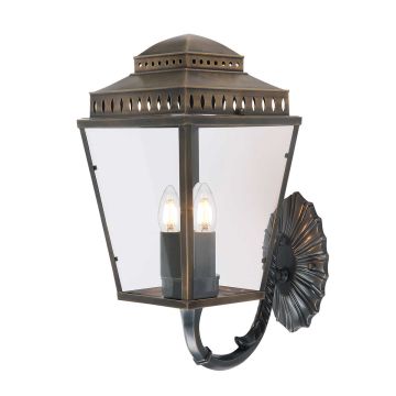 Elstead Lighting MANSION HOUSE MANSION-HOUSE-WB1-BR Nástěnná lampa 3x60W/E14 IP44