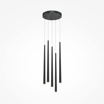 Maytoni CASCADE MOD132PL-L28BK2 Závěsná lampa 5x30W/LED 4000K 2300LM IP20