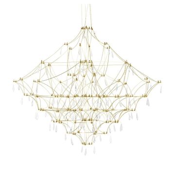 King Home CONSTELATION GOLD MSE1501100126 Závěsná lampa 99x0,5W/LED 3000K 3960LM IP20