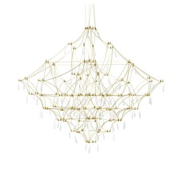 King Home CONSTELATION GOLD MSE1501100127 Závěsná lampa 72x72W/LED 3000K 2880LM IP20