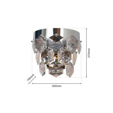 Milagro GRACE ML6934 Nástěnná lampa 2x40W/E14 IP20