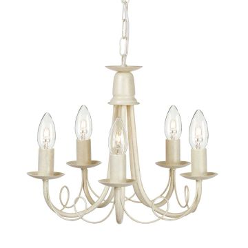 Elstead Lighting MINSTER MN5-IV-GOLD Lustr 5x60W/E14