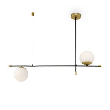Maytoni NOSTALGIA MOD048PL-02G Závěsná lampa 2x40W/E14