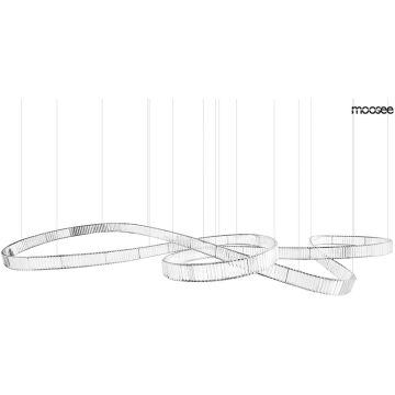 King Home WAVE MSE1501100200 Závěsná lampa 103W/LED 3000K 8240lm