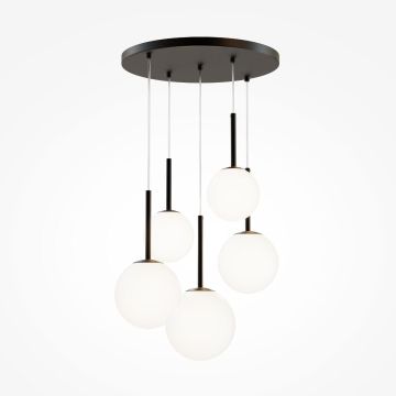 Maytoni BASIC FORM MOD321PL-05B Závěsná lampa 5x40W/E14 IP20