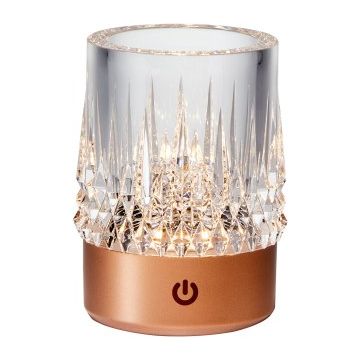 Zuma Line CRYSTAL NHTD-N08-RG Stolní lampa 1x1W/LED 3000k 110lm