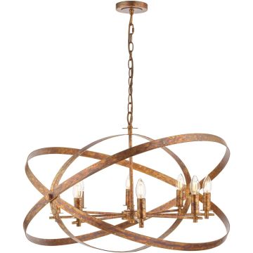 Dar Lighting Nitya NIT0864 Závěsná lampa 8x40w/e14
