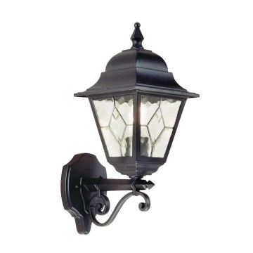 Elstead Lighting NORFOLK NR1-BLK Nástěnná lampa 1x60W/E27 IP43