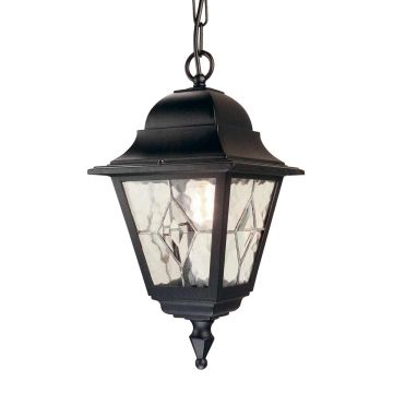 Elstead Lighting NORFOLK NR9-BLK Závěsná lampa 1x60W/E27 IP43