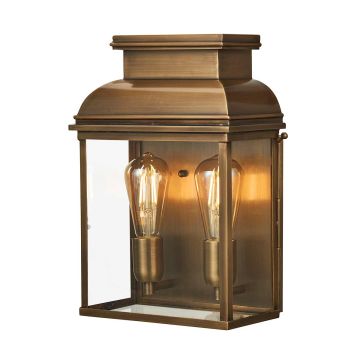 Elstead Lighting OLD BAILEY OLD-BAILEY-L-BR Nástěnná lampa 2x60W/E27 IP44