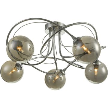 Dar Lighting Onawa ONA5450-01 Stropní lampa 5x40w/g9 ip20