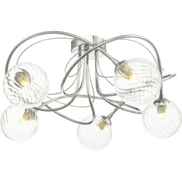 Dar Lighting Onawa ONA5450-03 Stropní lampa 5x40w/g9 ip20