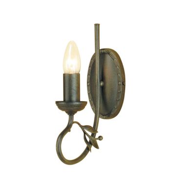 Elstead Lighting OLIVIA OV1-BLK-GOLD Nástěnná lampa 1x60W/E14