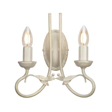 Elstead Lighting OLIVIA OV2-IVORY-GOLD Nástěnná lampa 2x60W/E14