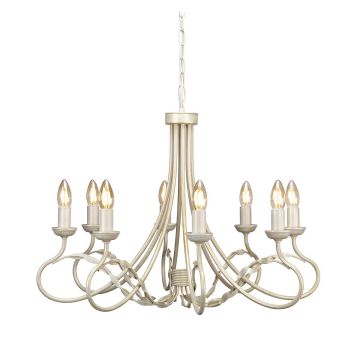 Elstead Lighting OLIVIA OV8-IVORY-GOLD Lustr 8x60W/E14