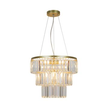 Zuma Line TIFANNY P17127-4-1GD Závěsná lampa 4x40W/E14 IP20