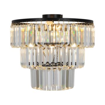 Zuma Line TIFANNY P17127-4-BK Stropní lampa 4x40W/E14 IP20