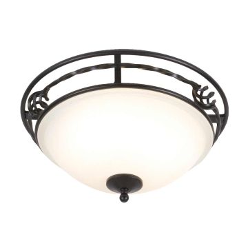 Elstead Lighting PEMBROKE PB-F-A-BLACK Stropní lampa 2x60W/E27