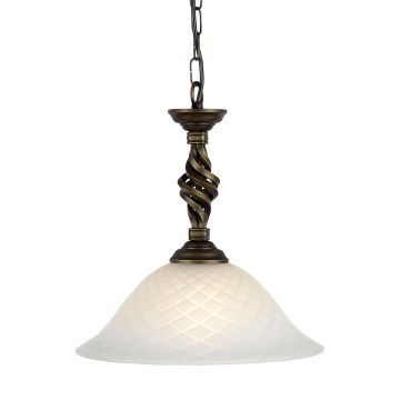Elstead Lighting PEMBROKE PB-P-BLK-GOLD Závěsná lampa 1x60W/E27