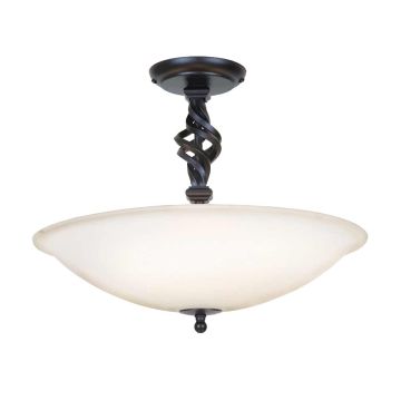 Elstead Lighting PEMBROKE PB-SF-A-BLACK Stropní lampa 3x60W/E14