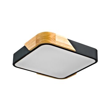 Italux Santer PLF-13187-BK-WO Stropní lampa 1x24W/LED 3000K 2400lm IP20