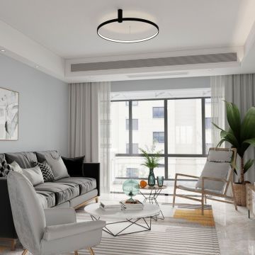 Light Prestige Ring LP-909/1C S BK CCT Závěsná lampa 1x35W/LED 3000K|4000K|6000K IP20