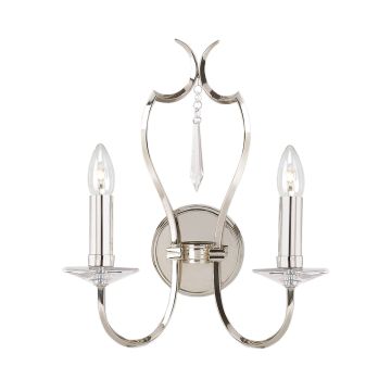 Elstead Lighting PIMLICO PM2-PN Nástěnná lampa 2x60W/E14