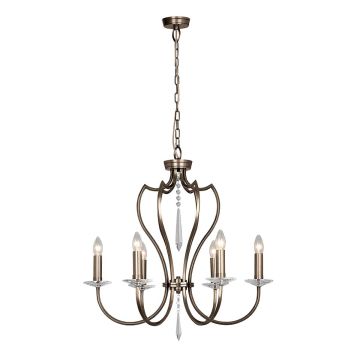Elstead Lighting PIMLICO PM6-DB Lustr 6x60W/E14