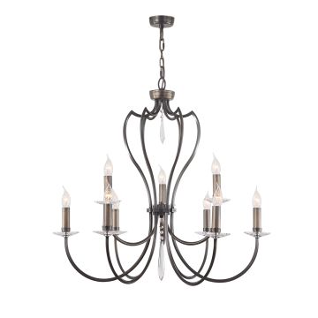 Elstead Lighting PIMLICO PM9-DB Lustr 9x60W/E14