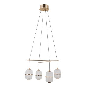 Italux Alani PND-34375-4-HBR Závěsná lampa 4x24W/LED 3000K 1931lm IP20