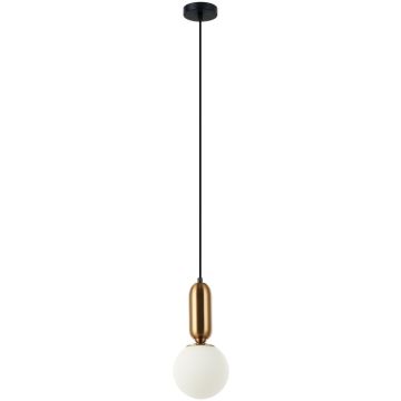 Italux ALDEVA PND-02340-1S-BRO Závěsná lampa 1x40W/E27 IP20