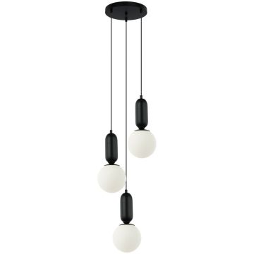 Italux ALDEVA PND-02340-3S-BK Závěsná lampa 3x40W/E27 IP20