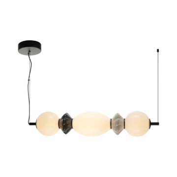 Italux Balos PND-94921-3A-BK Závěsná lampa 1x14W/LED 3000K 1600lm IP20