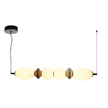 Italux Balos PND-94921-4A-BK Závěsná lampa 1x23W/LED 3000K 2840lm IP20