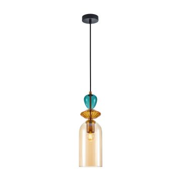 Italux Busco PND-30263-1C-BRO-AMB Závěsná lampa 1x40W/E27 IP20