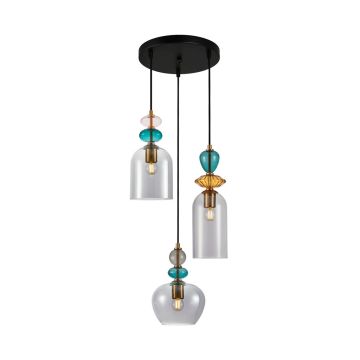 Italux Busco PND-30263-3A-BRO-SG Závěsná lampa 3x40W/E27 IP20