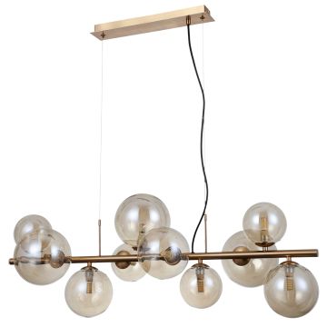 Italux CANELLO PND-406007-10-HBR Závěsná lampa 10x5W/G9 IP20