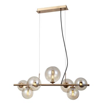 Italux CANELLO PND-406007-7-HBR Závěsná lampa 7x5W/G9 IP20