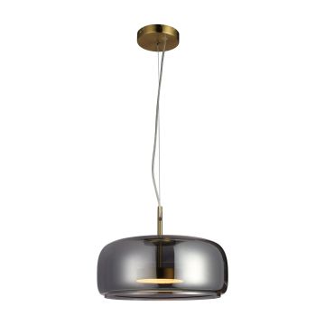 Italux Caste PND-17760B-BRSS-SG Závěsná lampa 1x10W/LED 3000K 850lm IP20