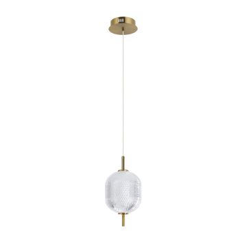 Italux Corado PND-81438-1A-GD Závěsná lampa 1x8W/LED 3000K 830lm IP20