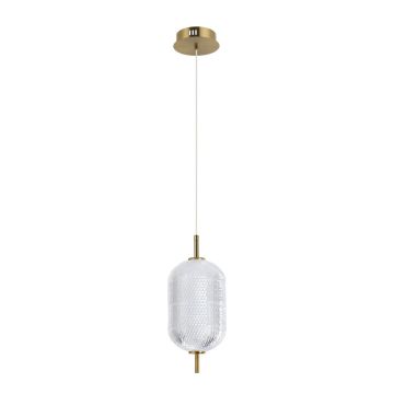Italux Corado PND-81438-1B-GD Závěsná lampa 1x10W/LED 3000K 1050lm IP20